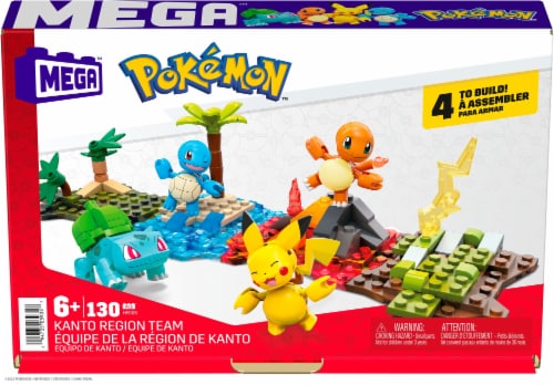 Mega Construx Pokemon Kanto Region Team 130pc