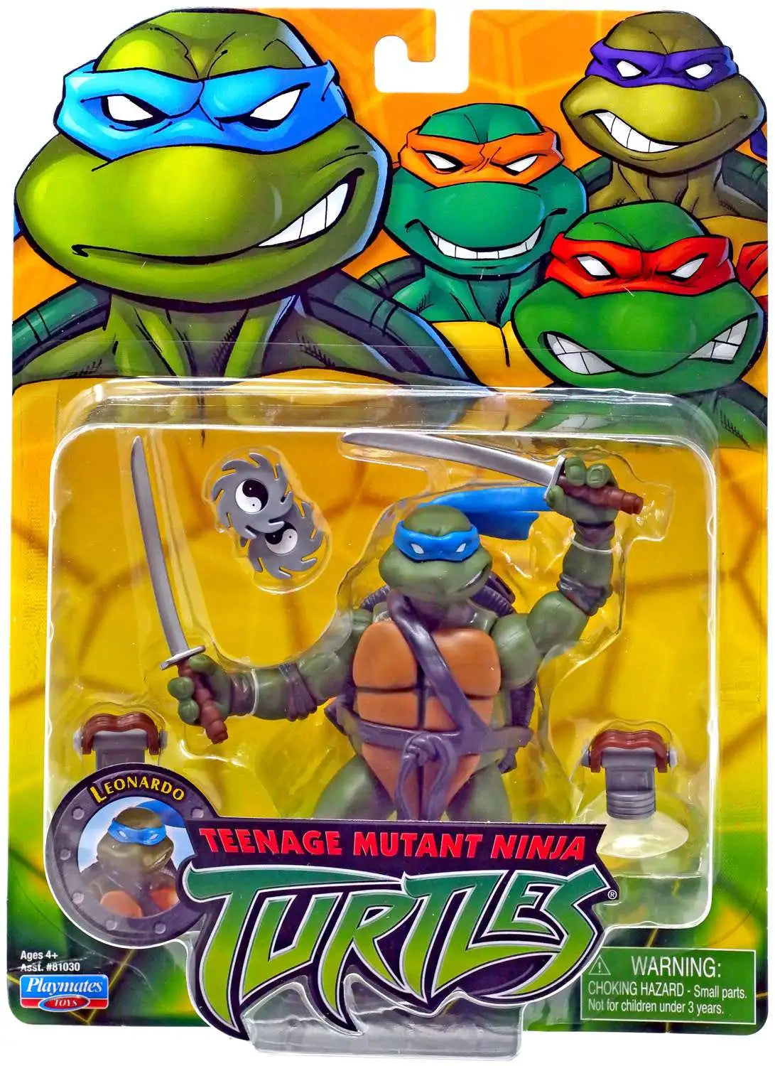 TMNT 2003 Classic Turtle Figure Leonardo