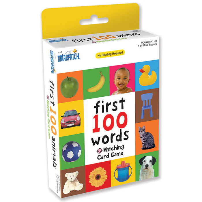 First 100 Words Matching Card Game