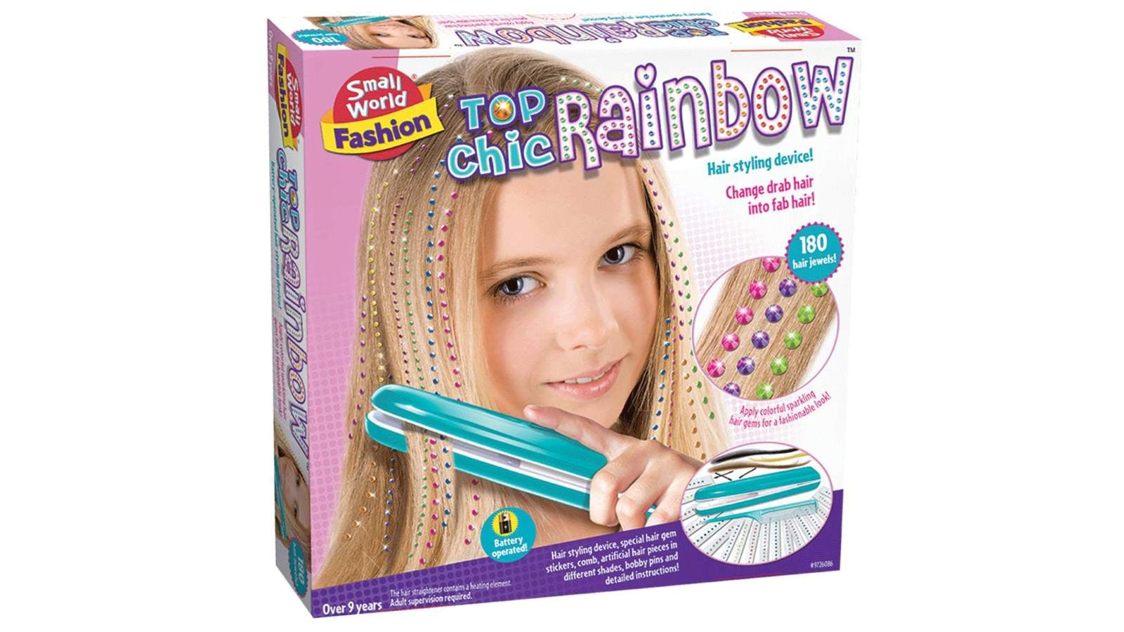 Small World Fashion Top Chic Rainbow Hair Styling Device