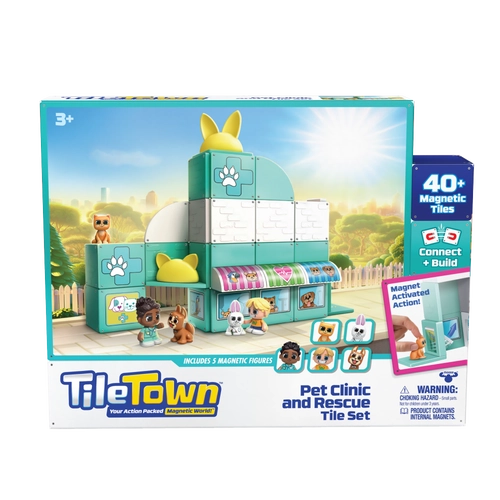 Tile Town Pet Rescue and Clinic Tile Set 40+ Tiles