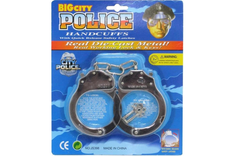 Big City Police Metal Handcuffs