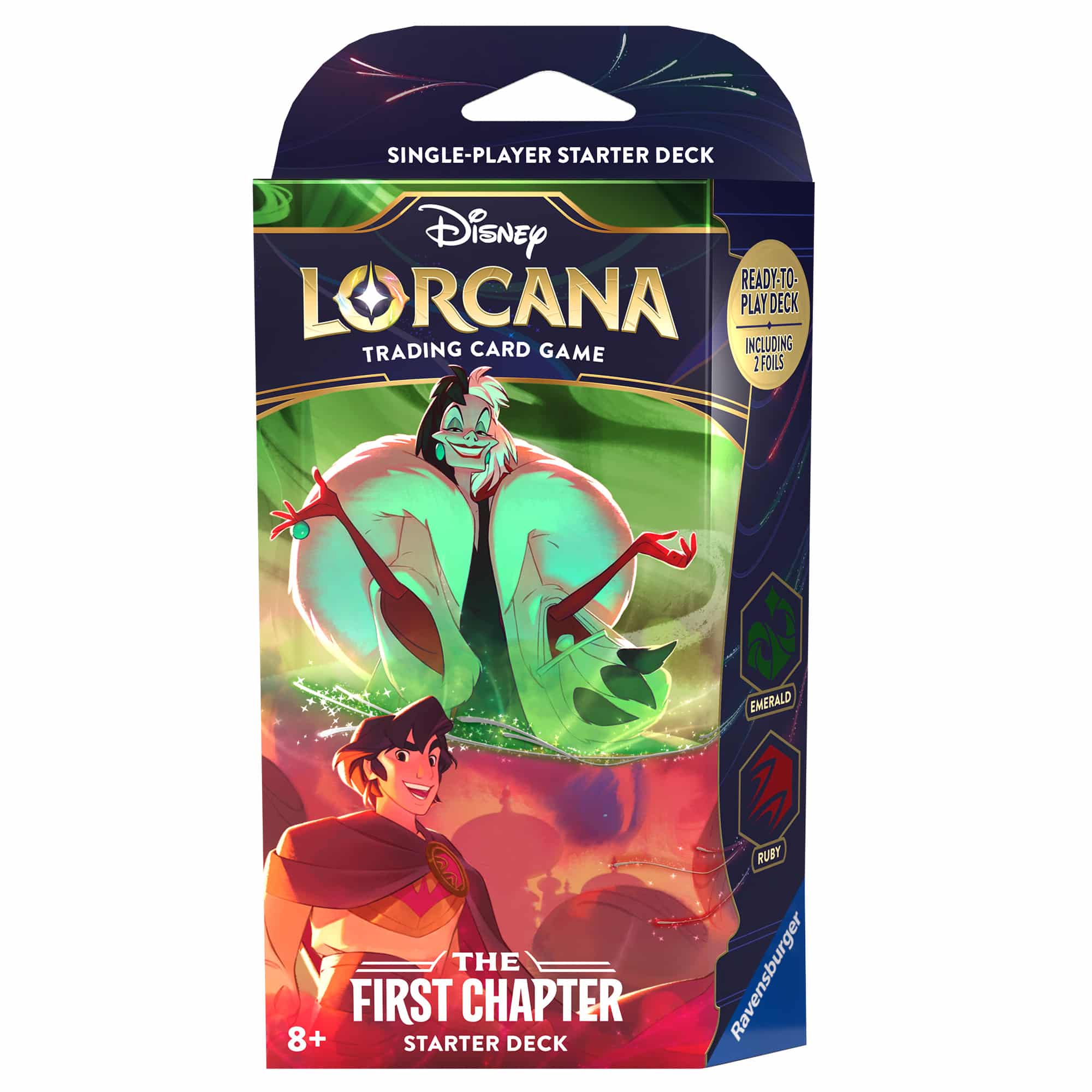 Lorcana S1 The First Chapter Starter Deck Cruella De.Vil / Aladdin