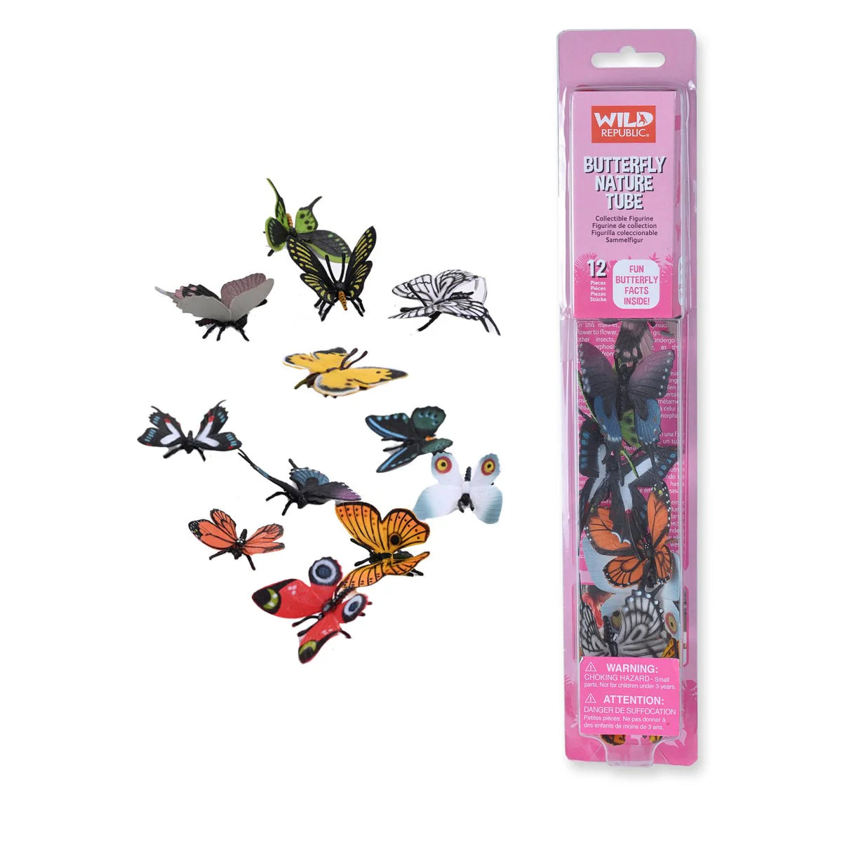 Nature Tube Butterfly 12pce