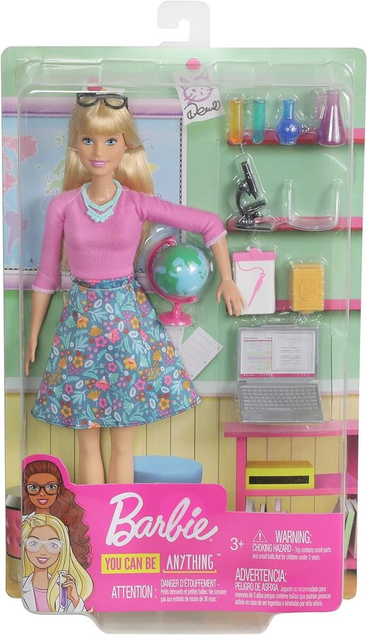 Barbie You Can Be Anything Teacher Blonde Hair