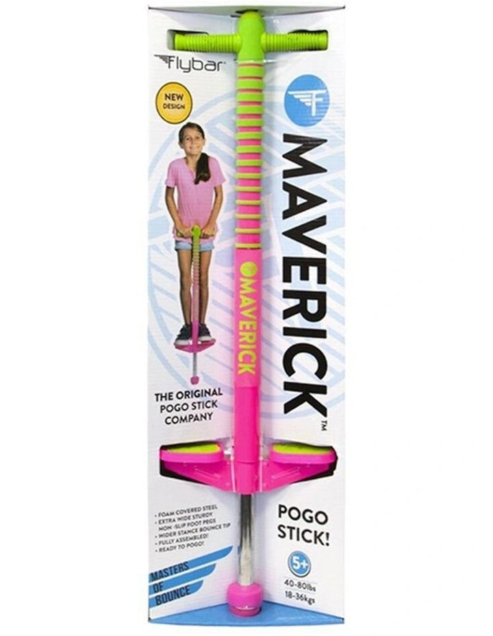 Maverick Pogo Stick Pink/Green