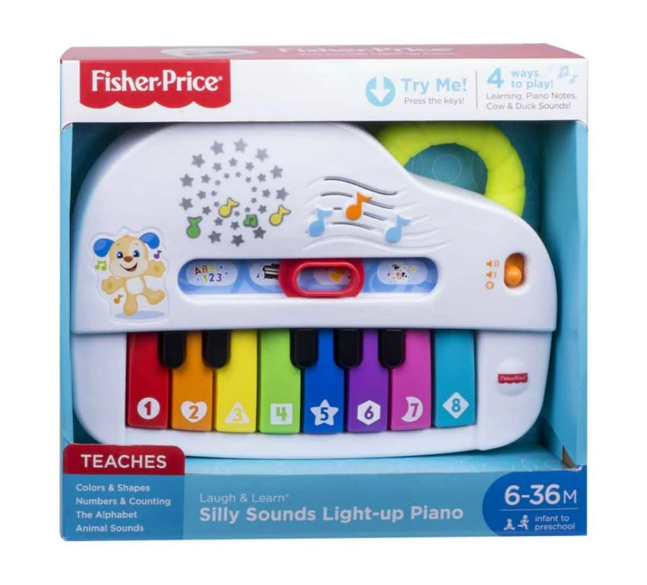 Fisher Price Laugh & Learn Silly Sounds Light up Piano