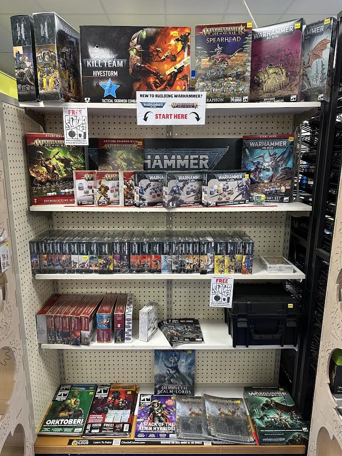 Warhammer large range of models, Paints & Accessories in stock