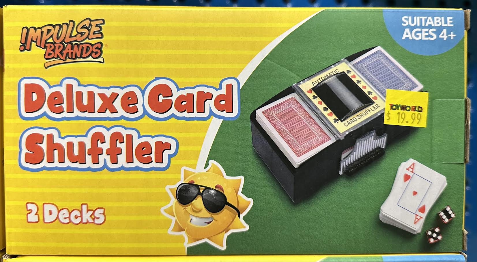 Impulse Brands Deluxe Card Shuffler - Req 4 AA Batteries