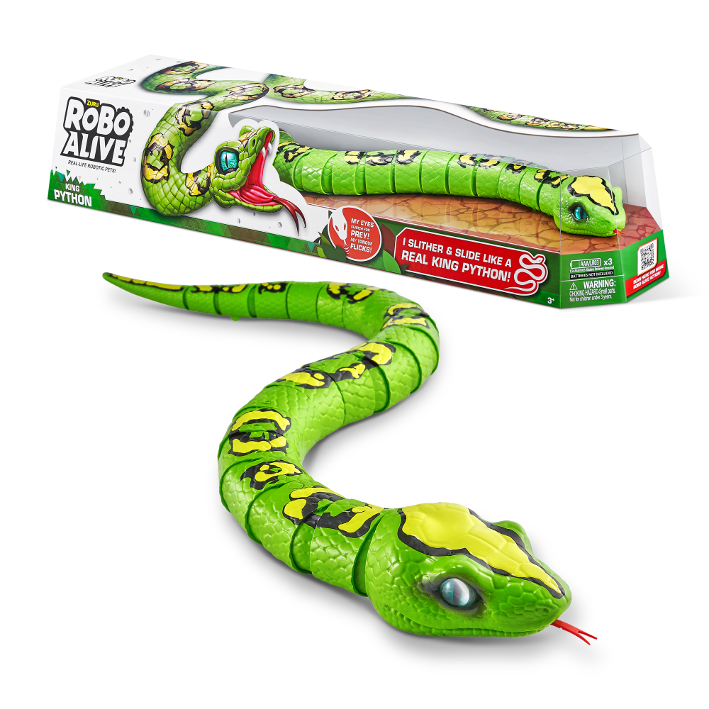 Zuru Robo Alive King Python 80cm Req 3 AAA Batteries