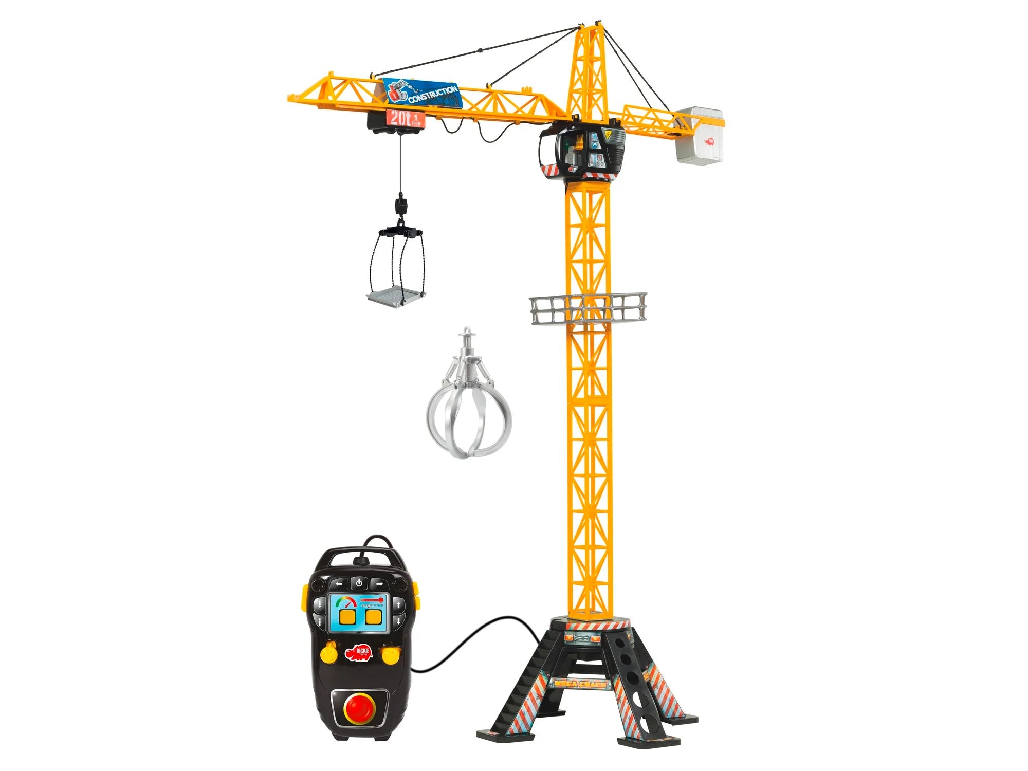 Dickie Toys 1.2M Mega Crane R/C Req 6 AA Batteries