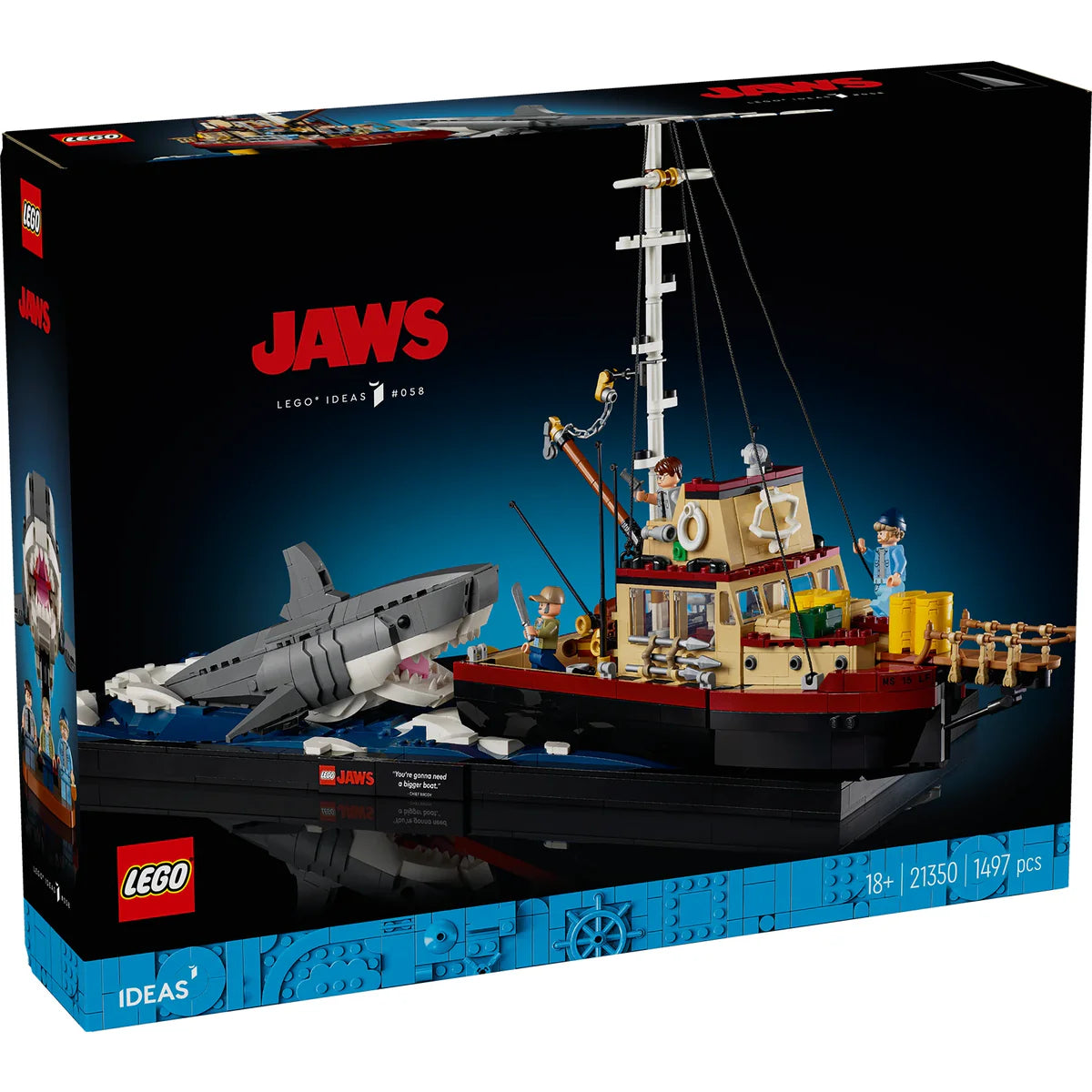 Lego 21350 Ideas HTF JAWS