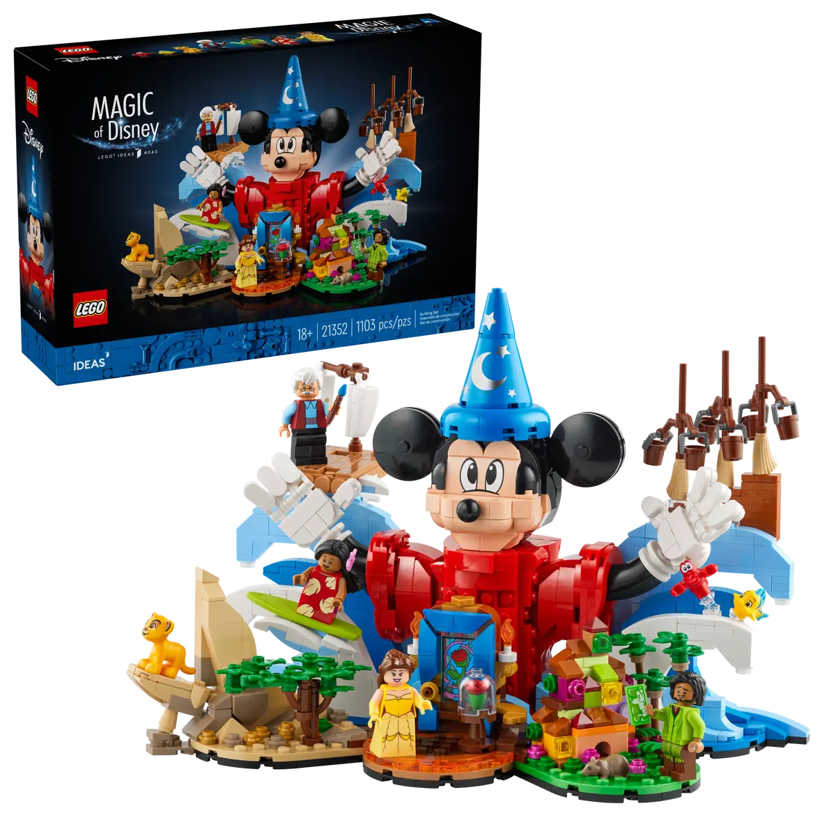 Lego 21352 Ideas HTF Magic of Disney