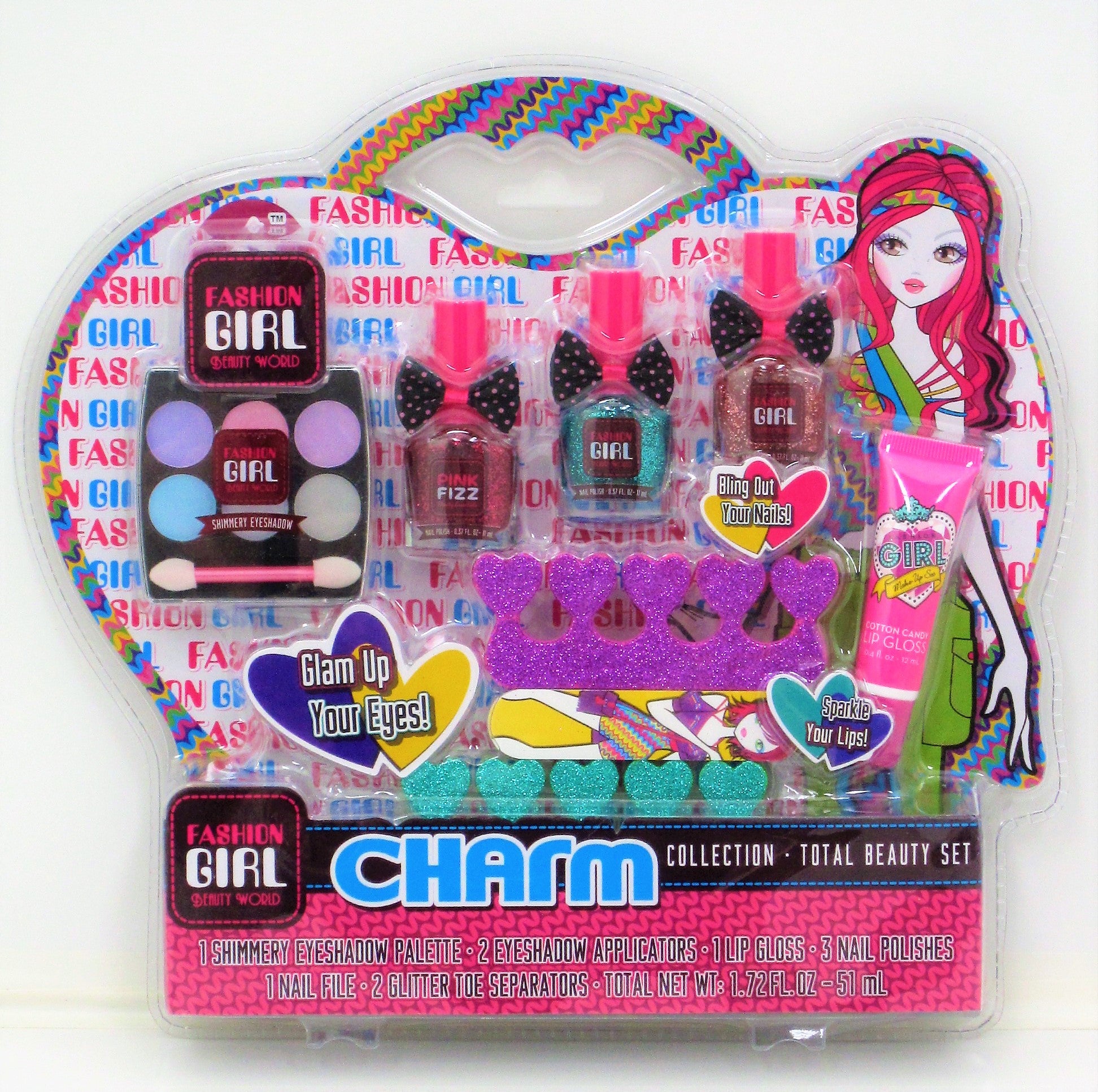 Fashion Girl Nail and Make Up Set