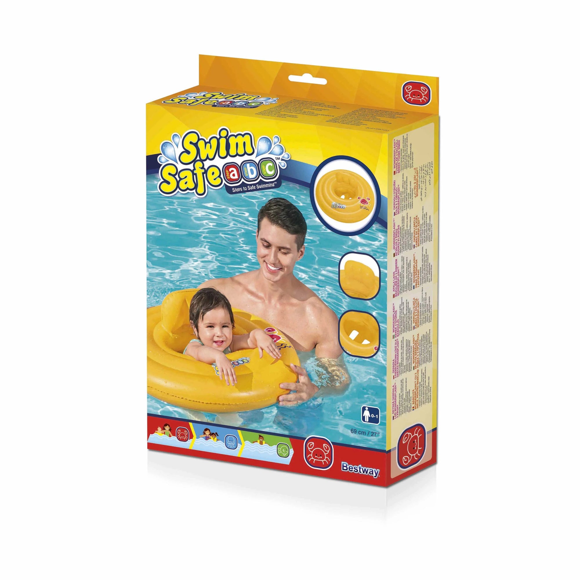 Bestway  Safe Swim Wondersplash 3 Ring Baby Boat