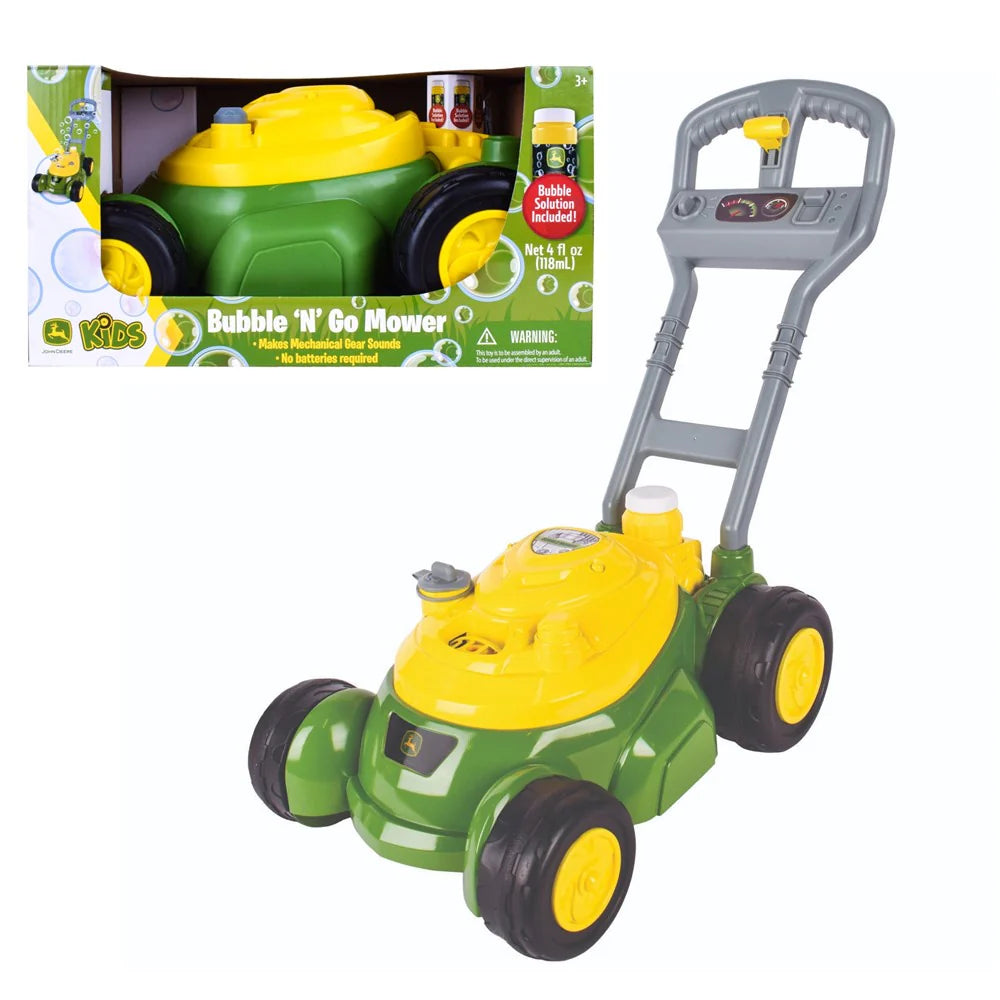 John Deere Bubble N Go Mower Combo no batteries required