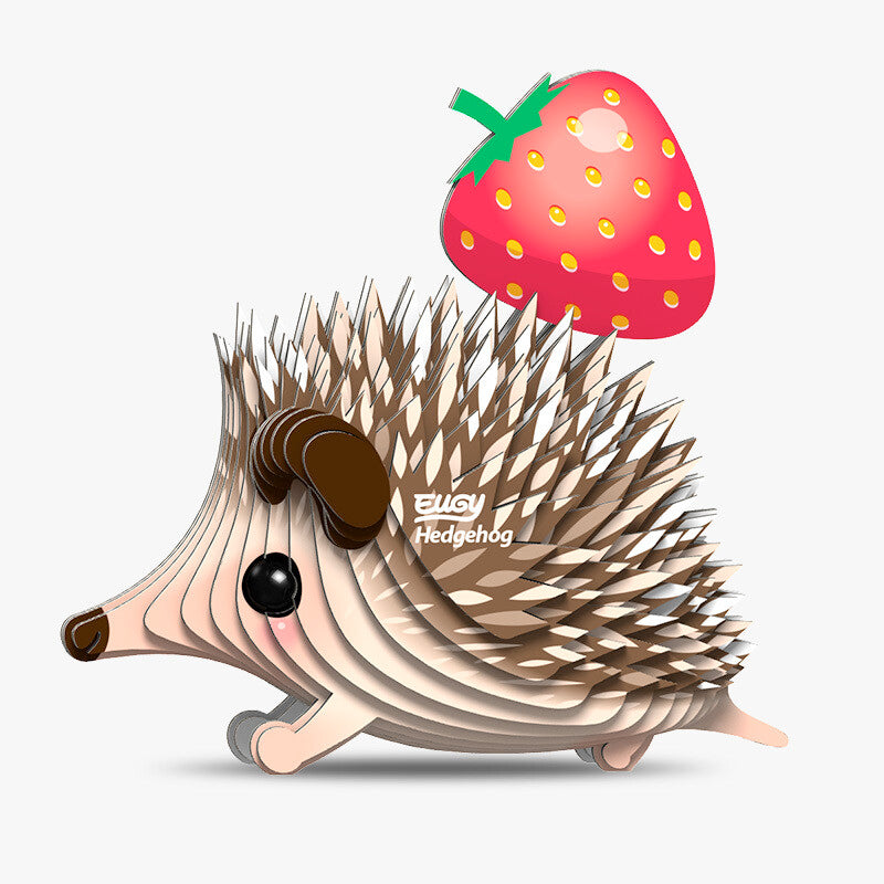 Eugy Cardboard Model Kit Hedgehog