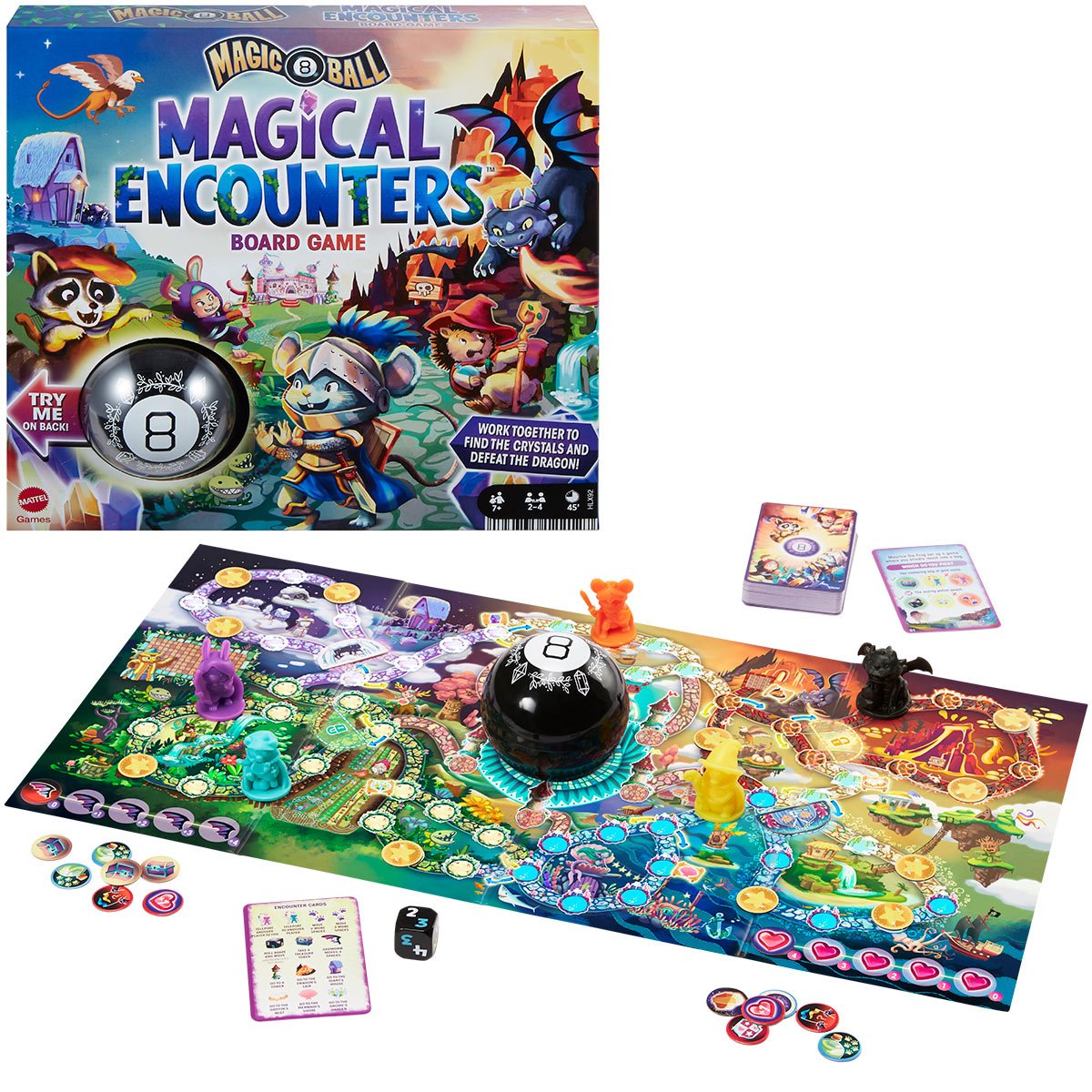 Magic 8 Ball Magic Encounters Board Game