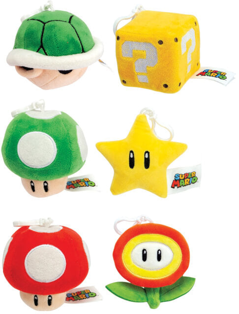 Super Mario Bag Clips Assorted