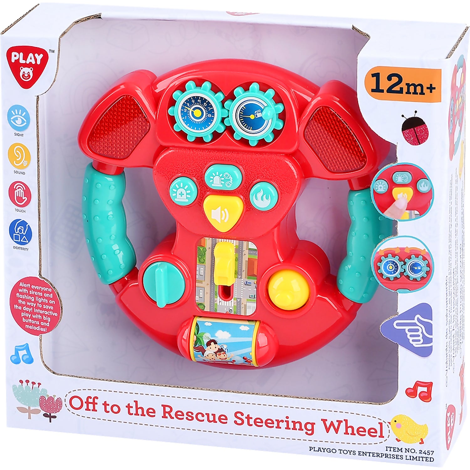 PLAYGO TOYS ENT. LTD. Off To The Rescue Steering Wheel