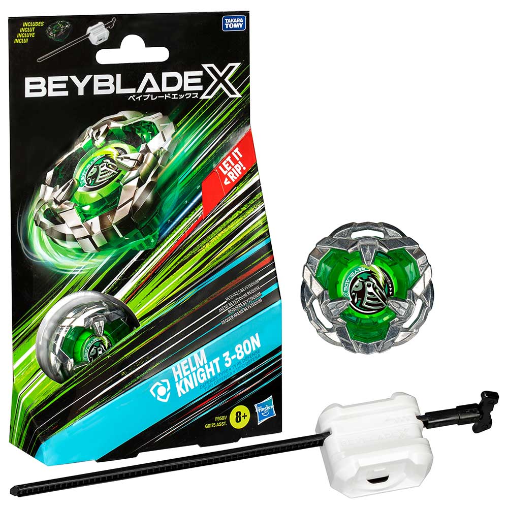 Beyblade X Starter Pack: Helm Knight 3-80N