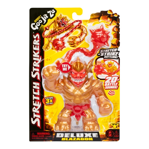 Goo Jit Zu Stretch Strikers Deluxe Hero S11 Blazagon