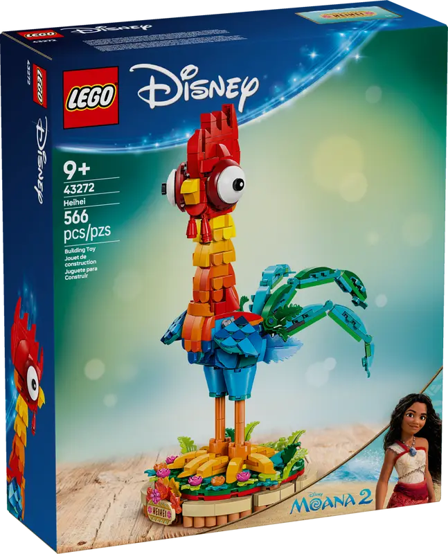 Lego 43272 Disney Moana 2 Heihei Display Figure