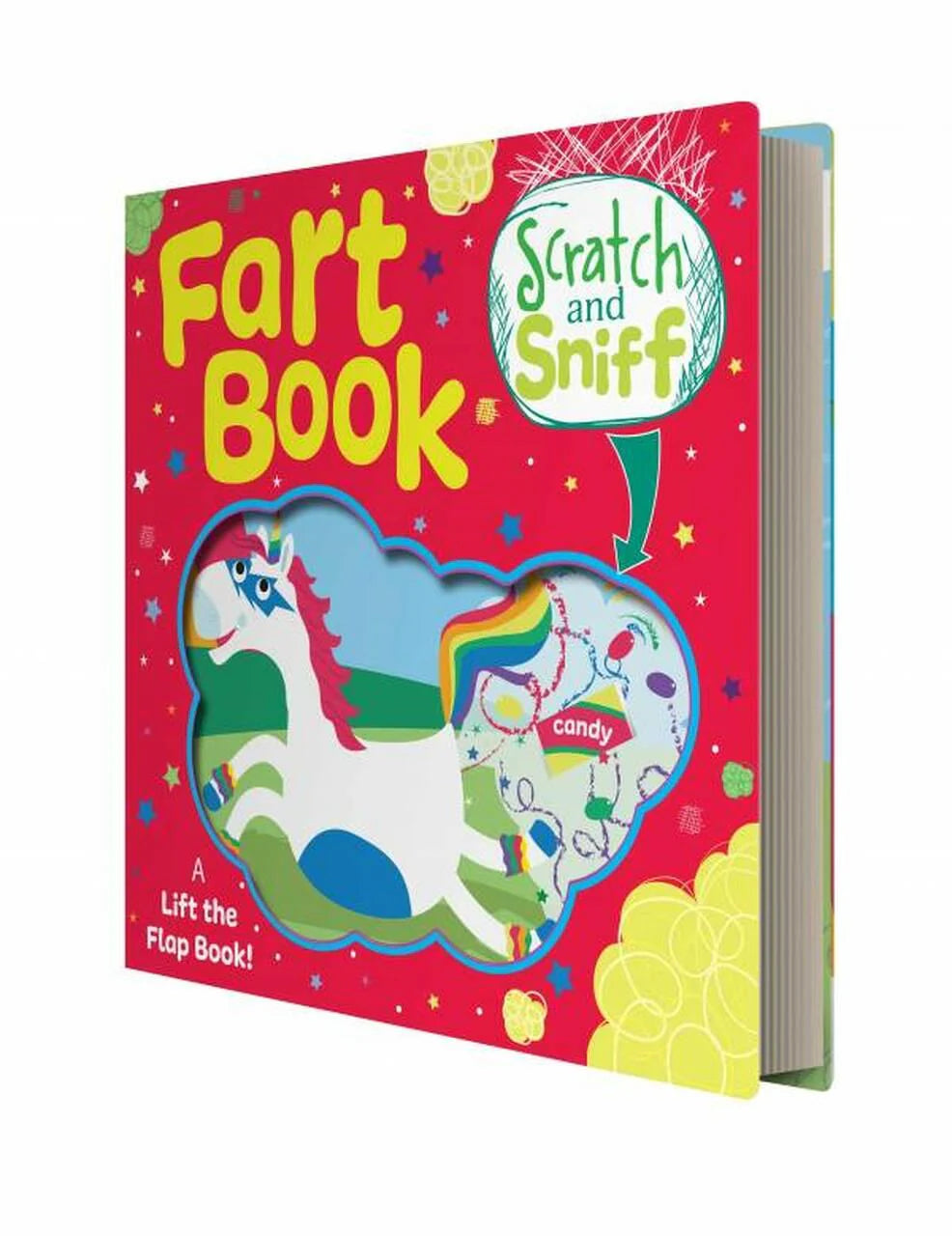 Fart Book Unicorn Scratch & Sniff Lift The Flap Board Book