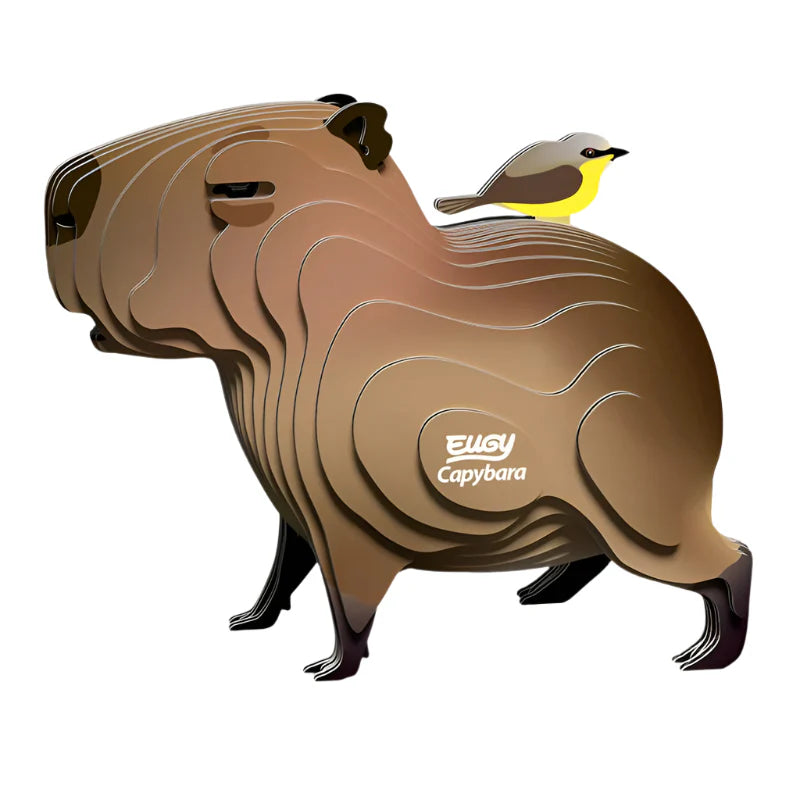 Eugy Cardboard Model Kit Capybara