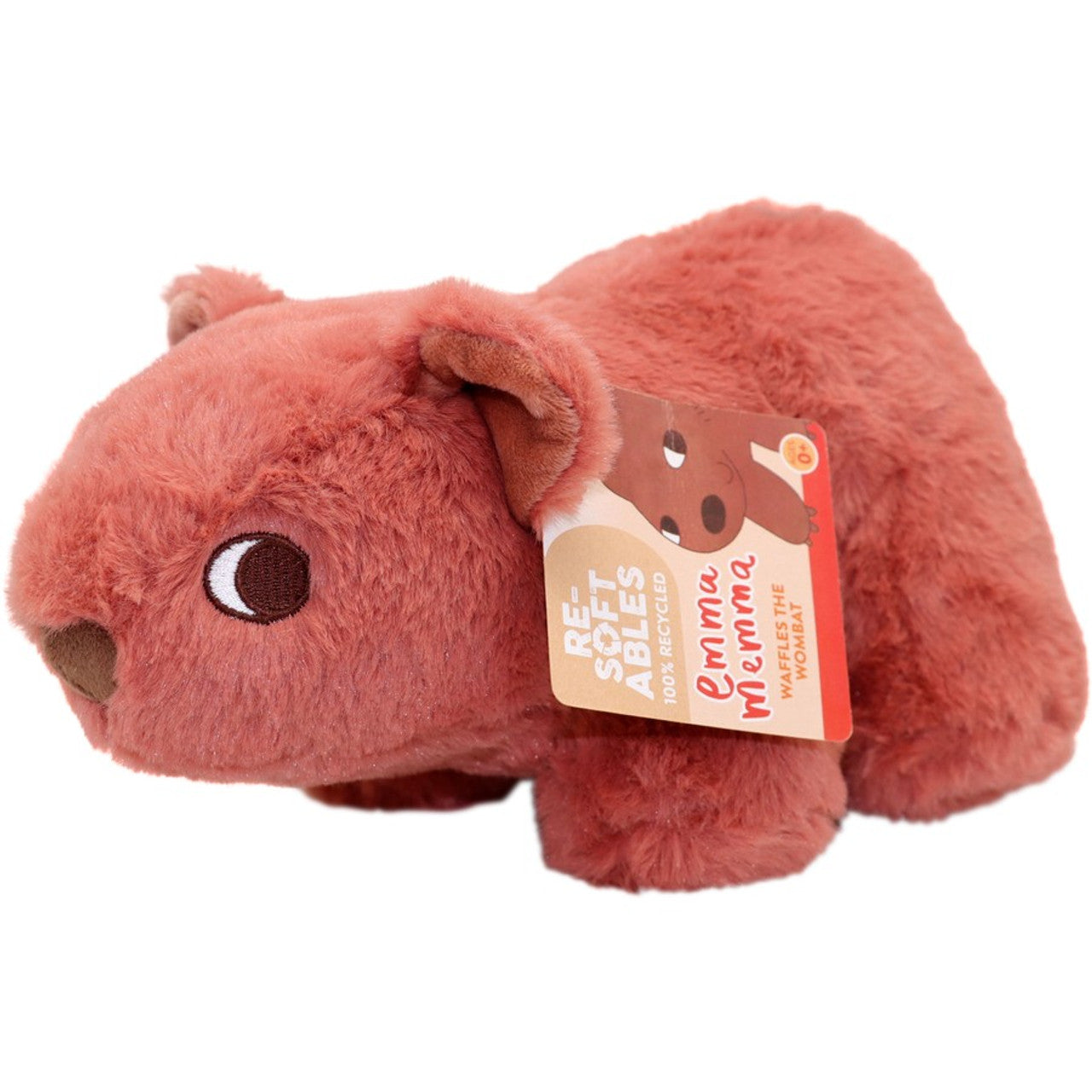 Resoftables Emma Memma Waffles the Wombat 8inch Plush