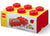 Lego Storage Brick 6 - Bright Red