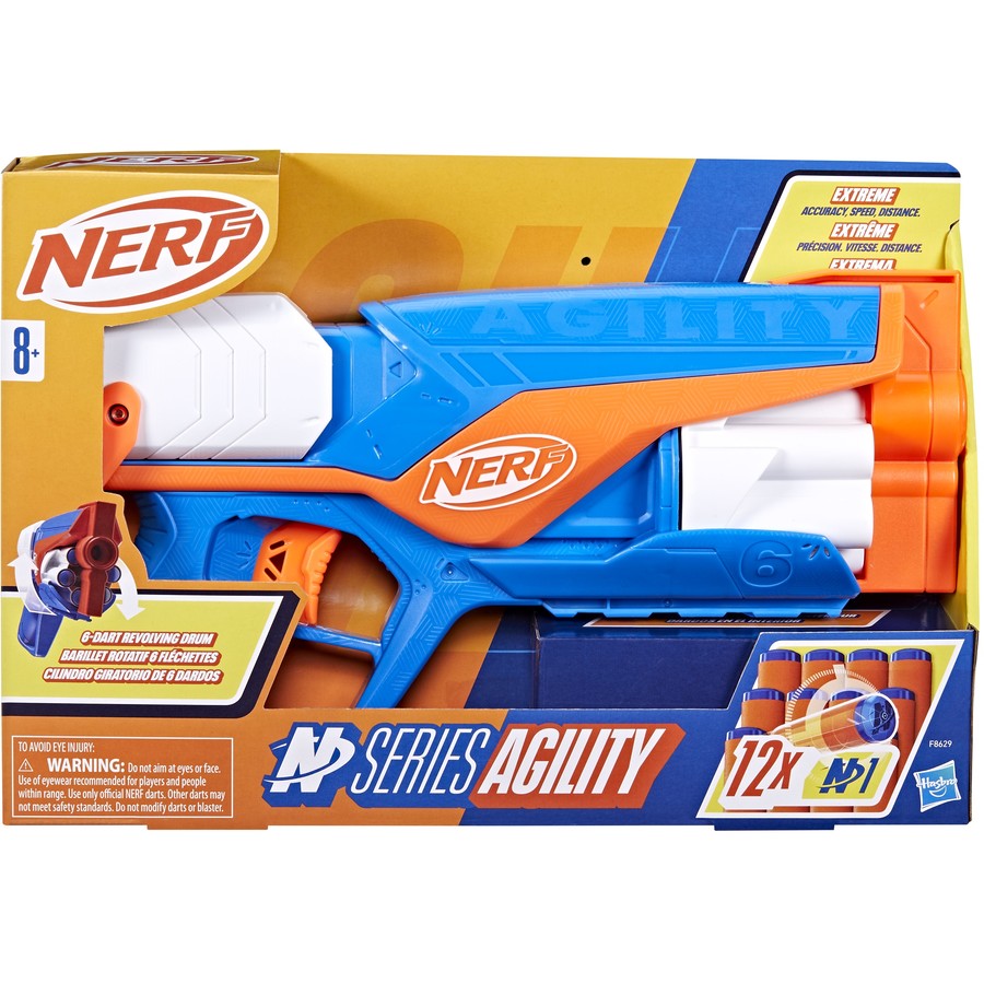 Nerf N Series Agility Blaster with 12 x N1 Darts