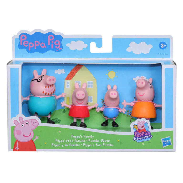 Peppa Pig Peppas Family Figure 4pk Assorted