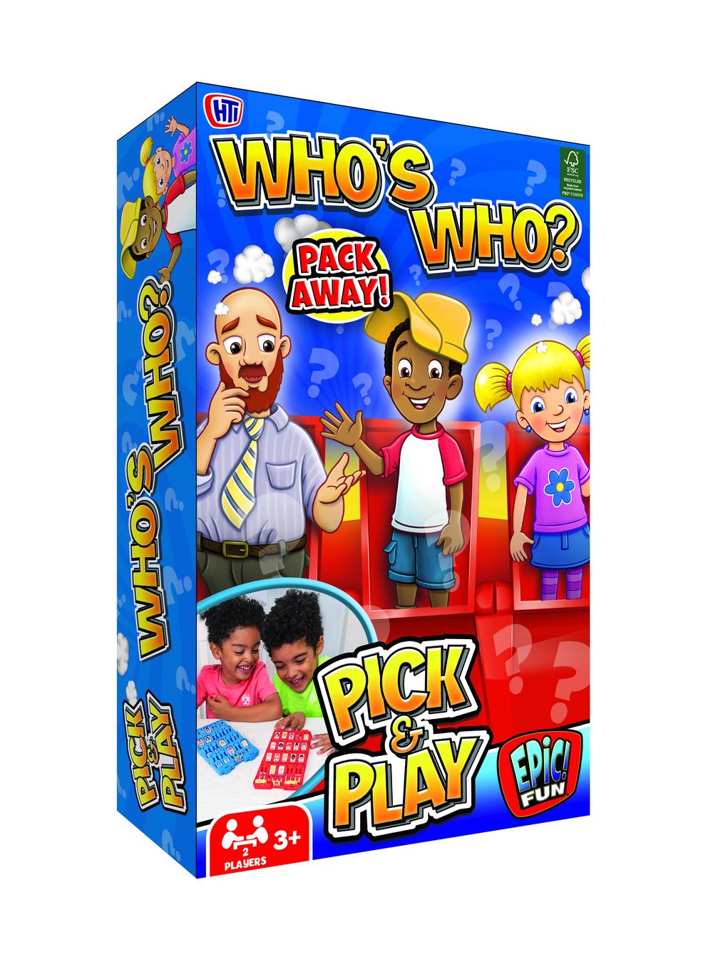 HTI Travel Game Who's Who Pick & Play