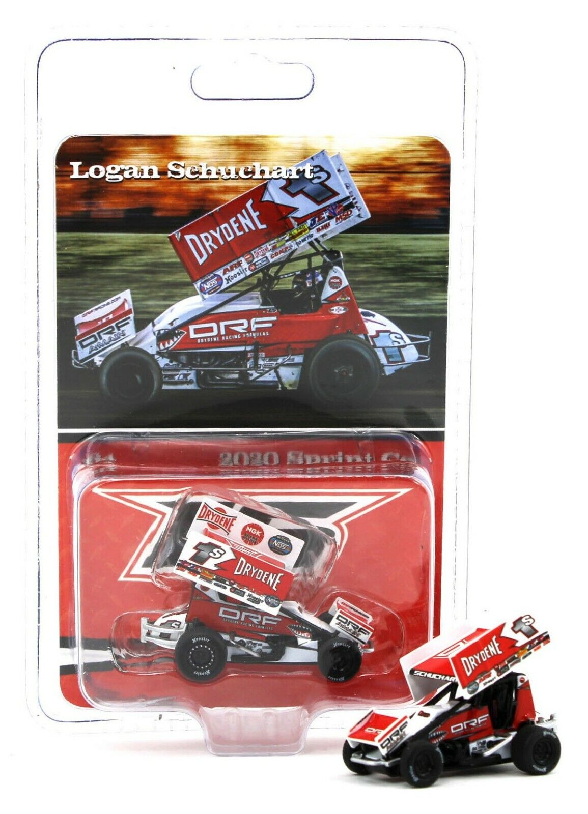 1/64 Sprint Car 2020 #1s Drydene - Logan Schuchart