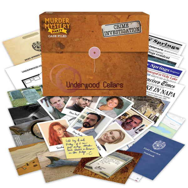 Murder Mystery Party Case Files - Underwood Cellars