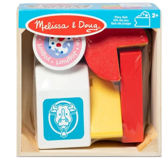 M&D 95207 Wooden Food Group Play Set - Dairy