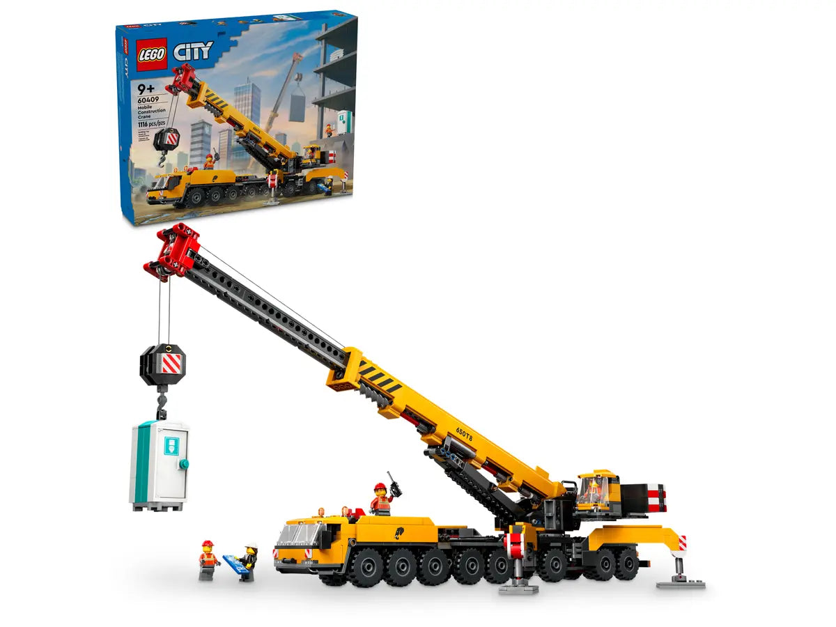 Lego 60409 City Yellow Mobile Construction Crane