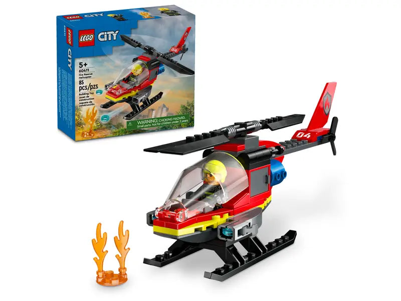 Lego 60411 City Fire Rescue Helicopter