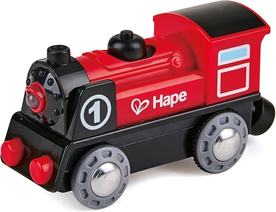 Hape Battery Powered Engine Red No 1 - Req 2 AAA Batteries