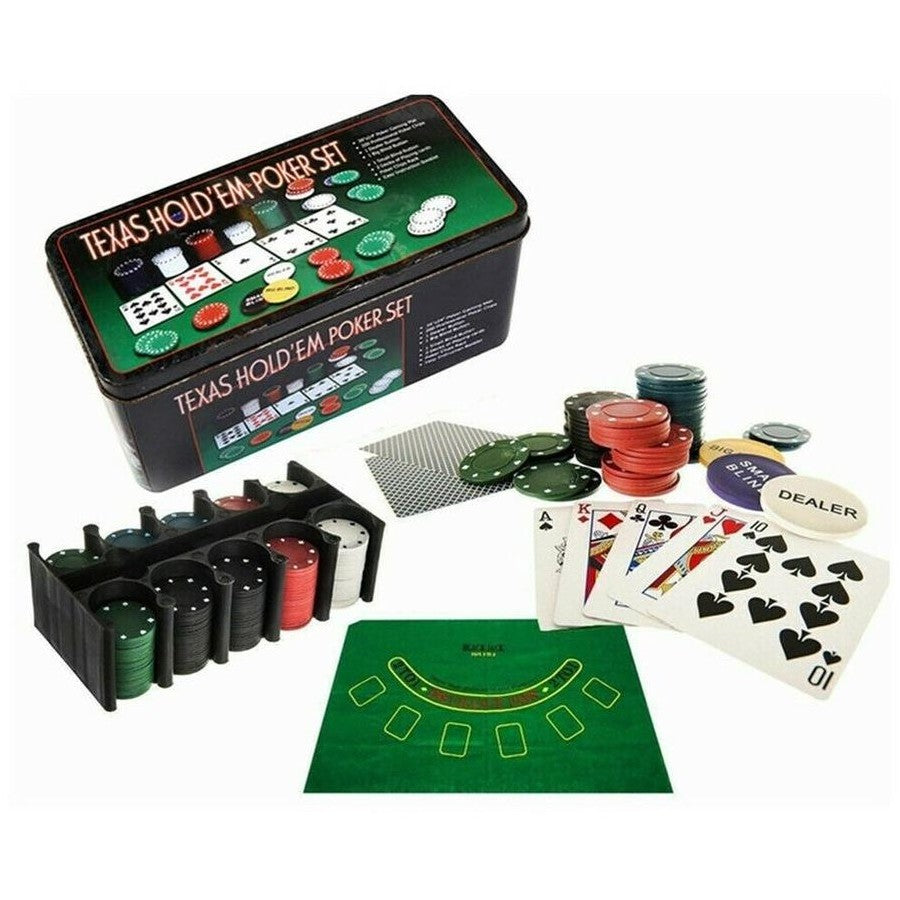 Texas Hold Em Poker Set with 200 Chips