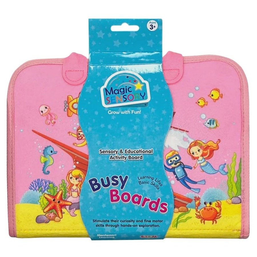 Magic Sensory Busy Board Pink