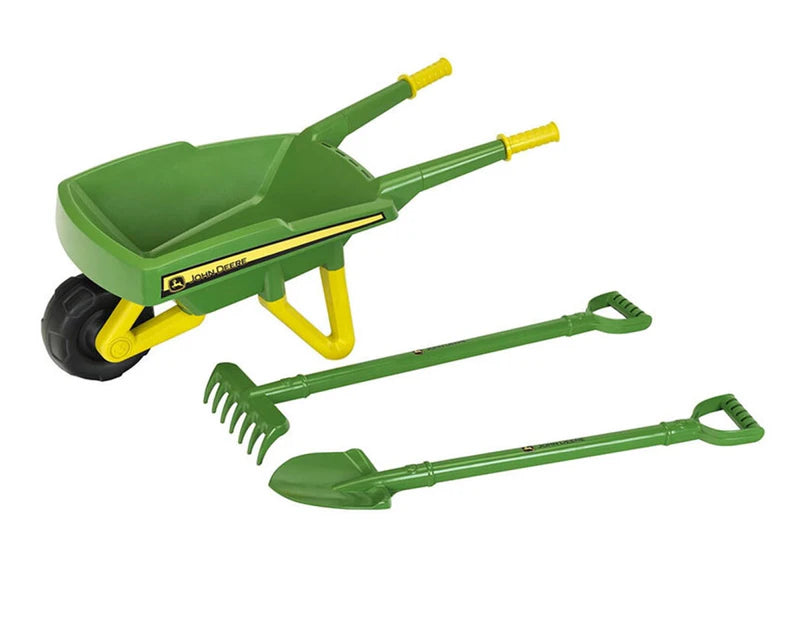 John Deere Wheelbarrow Set 3pc