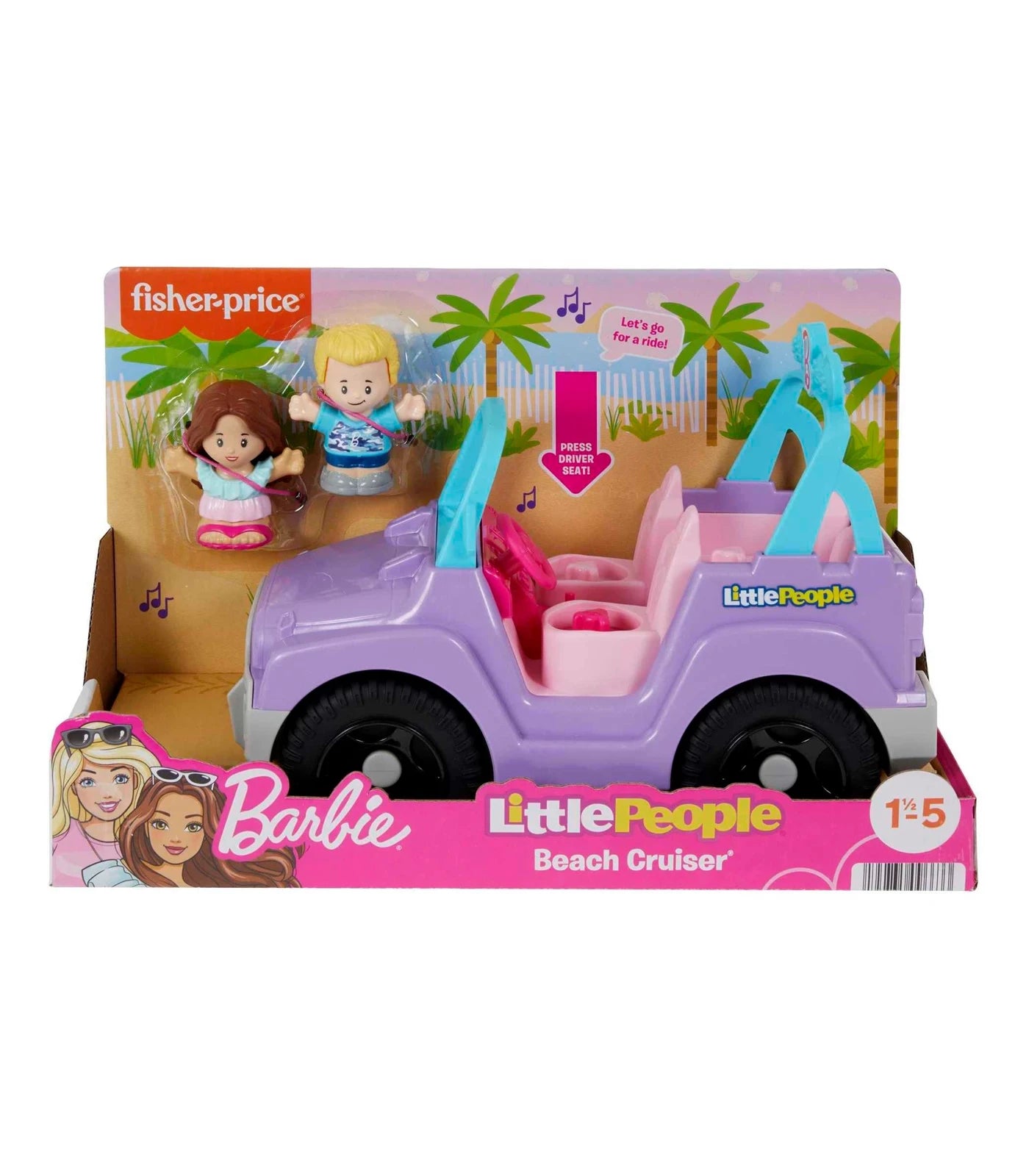 Fisher Price Little People Barbie Beach Cruiser