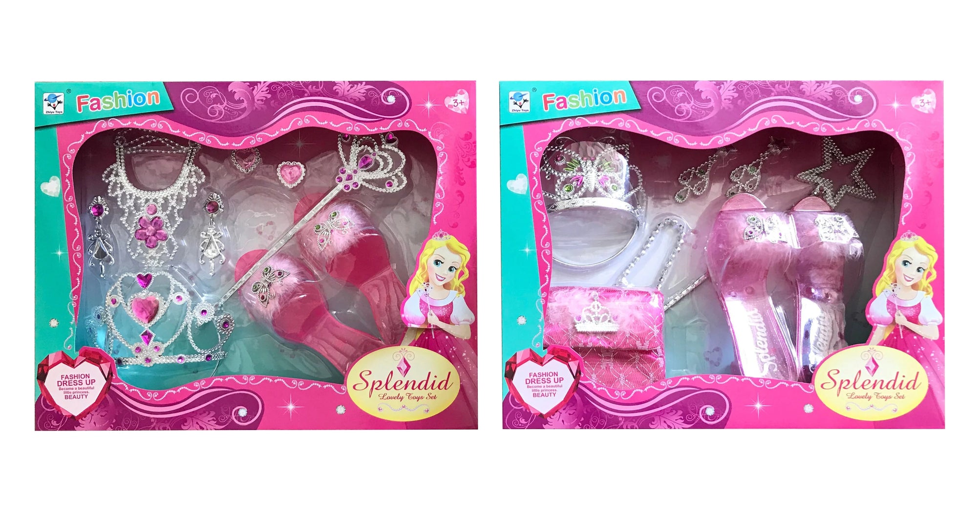 Fashion Princess Dressup Accessories Set Assorted