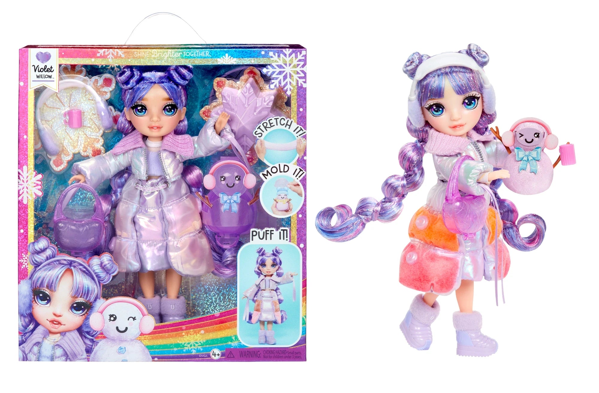 Rainbow High Winter Wonderland Purple Doll VIOLET