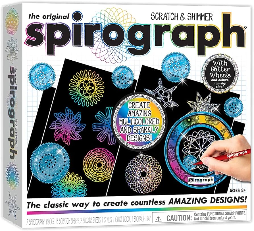 Spirograph Scratch & Shimmer