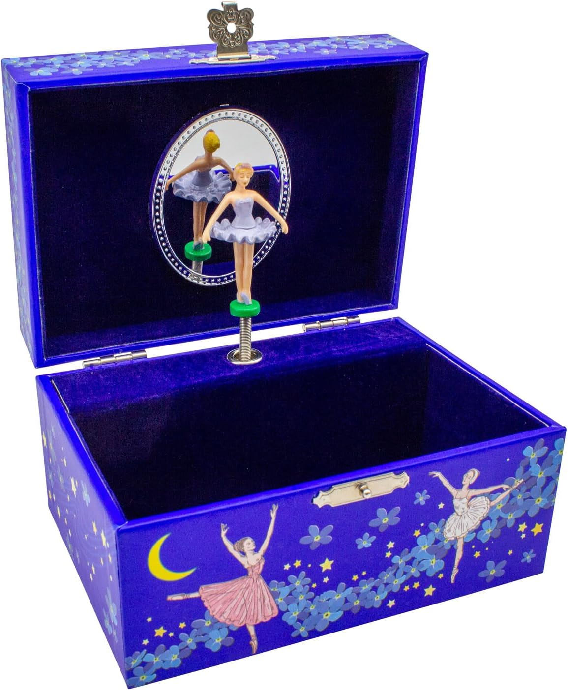 Ballerina Musical Jewellery Box Blue