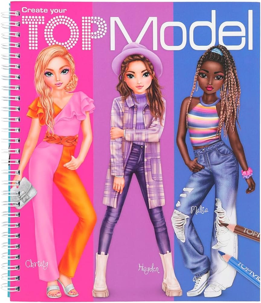 Top Model Colour Book Triple