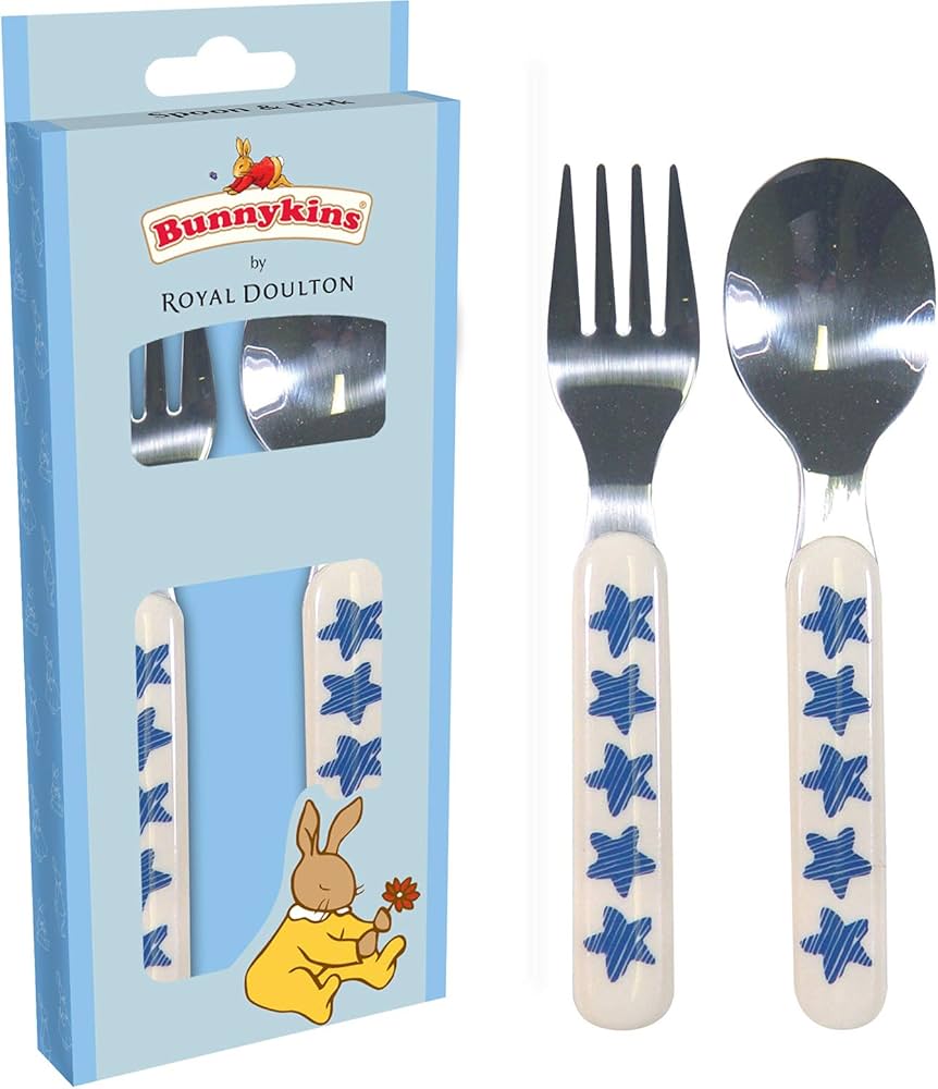 Bunnykins Shining Stars Spoon and Fork Set